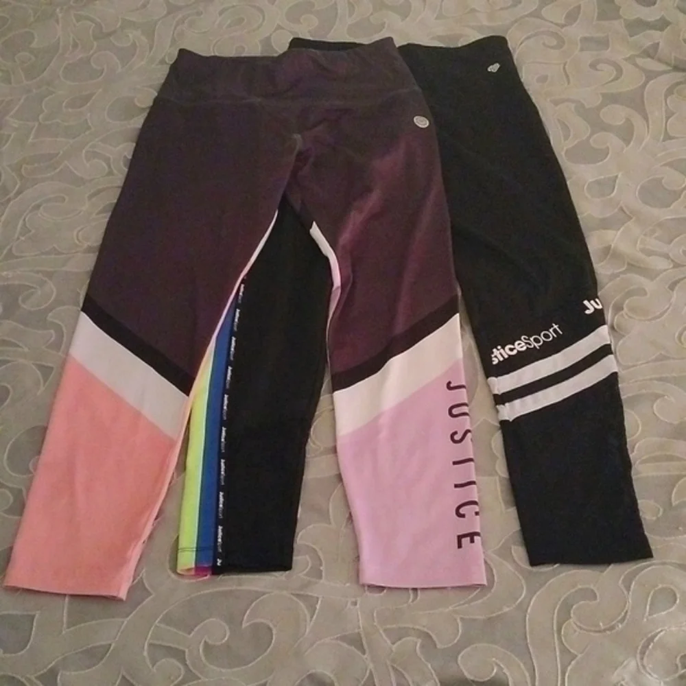 ⚜️ Girls Justice Sport Leggings - 2 Pair